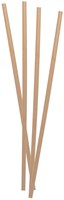Pajitas marrones 20cm ecológicas desechables 50 unidades-2