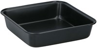 Molde para hornear cuadrado negro antiadherente 23x22x5cm cocina-2