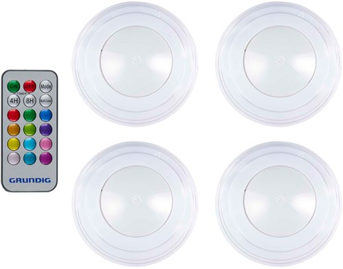 Kleurveranderende Draadloze Ledlamp, Set van 4-2