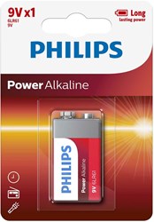 Pila 9V alcalina Powerlife - larga duración para juguetes