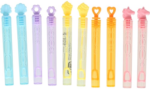 Edco set de juguetes de burbujas - 10 varitas de burbujas coloridas 40ml-2