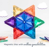 Connetix Azulejos Magnéticos Geometría 30 Piezas-2
