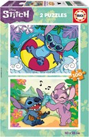 Educa puzzle Disney Stitch - 2x100 piezas - puzzle infantil cartón