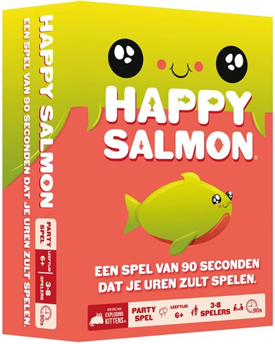 NL - Asmodee juego de cartas Happy Salmon juego de fiesta para niños y adultos