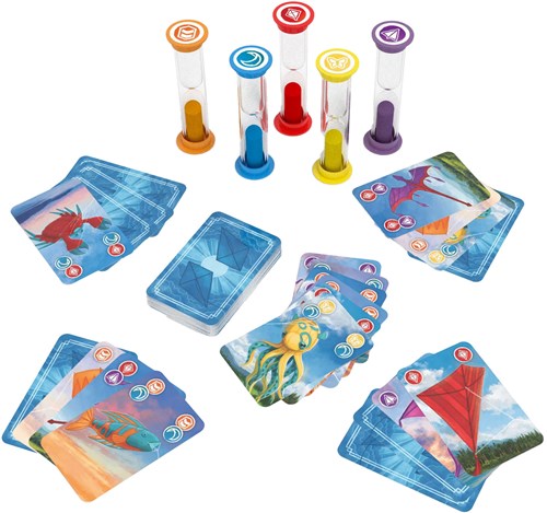 Asmodee juego de cartas Kites - juego cooperativo de cometas para 2-6 jugadores-2