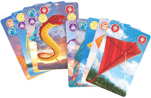 Asmodee juego de cartas Kites - juego cooperativo de cometas para 2-6 jugadores-3