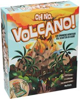 Asmodee juego de mesa Oh No Volcano! juego familiar aventura estrategia