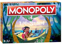 Hasbro juego de mesa Monopoly edición Lilo and Stitch para niños y adultos