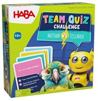 Haba juego de preguntas Team Quiz Challenge Naturaleza vs. Tecnología juego educativo