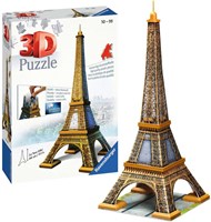Ravensburger Puzzle 3D Torre Eiffel - 216 Piezas Construcción-3