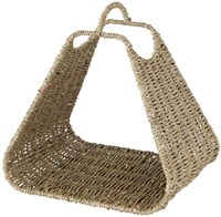 Boltze Home cesta de almacenamiento revistero de jacinto de agua 34x29x33cm gris