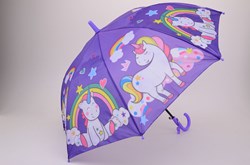Paraguas infantil unicornio rosa - protección lluvia unicornio niños