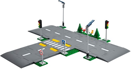 LEGO City set de construcción placas de carretera con semáforos - 60304-3