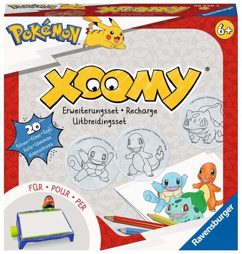 Ravensburger Xoomy recambio Pokemon - láminas creativas para dibujar niños