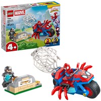 LEGO Spidey set de moto de juguete Spidey en moto contra Rhino-3
