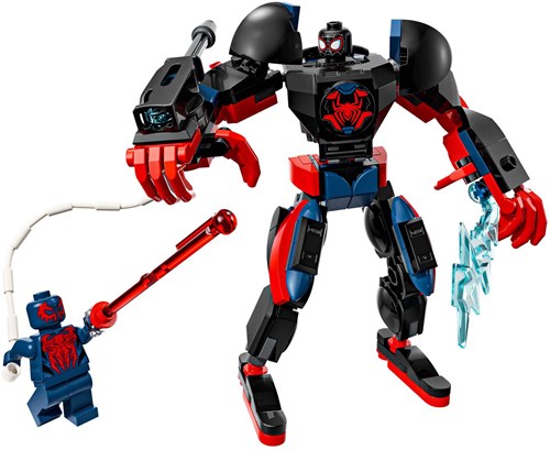 LEGO Marvel set de construcción Miles Morales Mech vs. Spider-Man 2099 superhéroes-2
