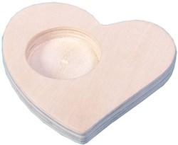 Luz corazón de madera juguete decorativo lámpara corazón madera