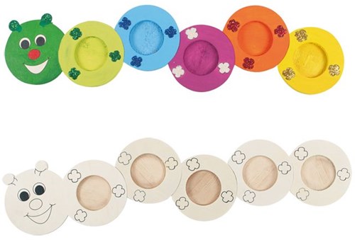 Beleduc luz de madera oruga - lámpara nocturna decoración habitación infantil-2