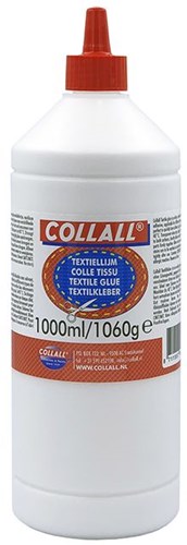 Collall pegamento textil - 1000 ml gran botella pegamento para tela