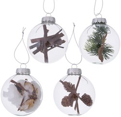 Boltze Home bola de Navidad cristal decoración Ø8cm adorno árbol