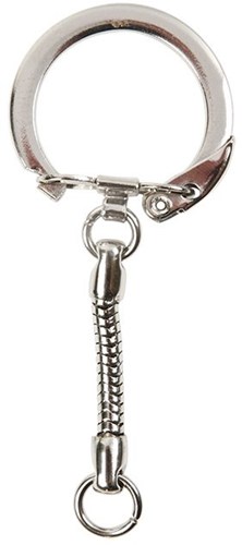 Creativ Company llavero redondo plateado 25 unidades accesorio llaves-2