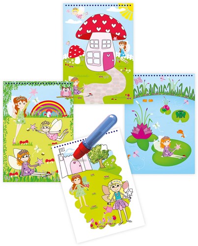 Jumbo Colorear Mágico Con Agua - Libro de Hadas-3