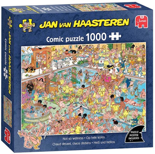 Jumbo puzzle Jan van Haasteren Sobre brasas 1000 piezas dibujo animado