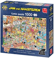 Jumbo puzzle Jan van Haasteren Sobre brasas 1000 piezas dibujo animado-3