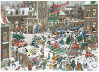 Jumbo puzzle Navidad Jan van Haasteren 1000 piezas dibujo animado-2