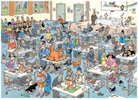 Jumbo rompecabezas Jan van Haasteren exposición felina 1000 piezas puzzle-2