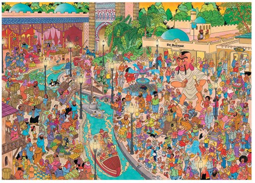Jumbo puzzle Fata Morgana Efteling Jan van Haasteren 1000 piezas-2