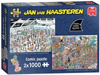 Jumbo puzzle Jan van Haasteren 2-en-1 2 x 1000 piezas puzzle
