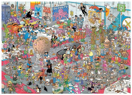 Jumbo puzzle Jan van Haasteren 2-en-1 2 x 1000 piezas puzzle-3
