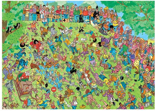 Jumbo puzzle Jan van Haasteren Aprovecha tu Oportunidad 1000 piezas dibujo animado-2