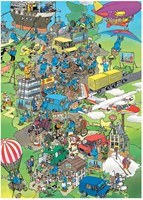 Jumbo puzzle Oldtimer Pakketstress 1000 piezas puzzle de dibujos animados-2