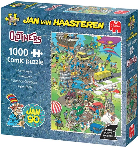 Jumbo puzzle Oldtimer Pakketstress 1000 piezas puzzle de dibujos animados-3