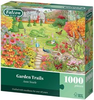 Falcon puzzle Garden Trails 1000 piezas rompecabezas adultos floral-3