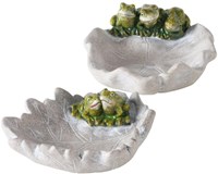 Boltze Home Vogeldrinkbad met kikkers