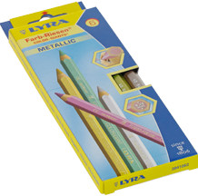 Lyra lápices de colores metálicos set 6 colores para niños y adultos