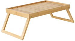 Boltze Home bandeja de cama de bambú bandeja 66x31,5x20,5 cm decoración