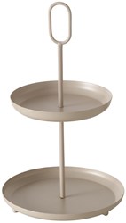 Boltze Home bandeja Gogo beige - expositor decorativo de juguetes 34cm
