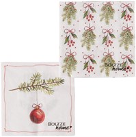 Boltze Home servilletas de papel Navidad 20 piezas decorativas