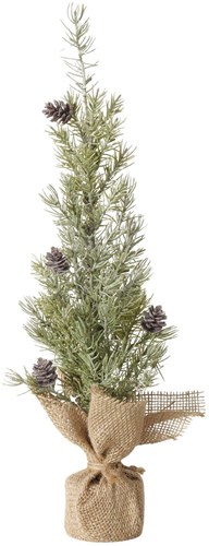 Boltze Home árbol de Navidad artificial decoración Ø15xH51cm ambiente árbol