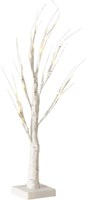 Boltze Home árbol decorativo LED blanco multicolor 53cm luces de Navidad