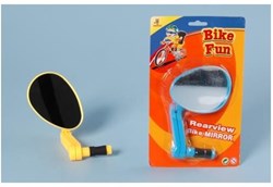 Johntoy espejo bicicleta Bike Fun amarillo seguridad bici niños