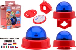 Johntoy sirena de bomberos para bicicleta deluxe - juguete infantil