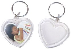 Creativ Company llavero corazón acrílico 40x40 mm 25 unidades DIY