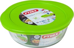 Pyrex recipiente de almacenamiento de vidrio 350ml - contenedor de alimentos 14x12x5cm