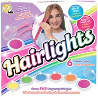Goliath set de tizas para el pelo niños - FabLab Hairlights 6 colores lavables