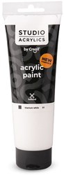 Creall pintura acrílica blanca - pintura hobby 250ml para niños y adultos